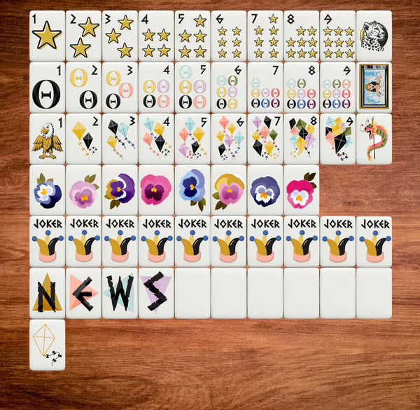 Mahjong Tile Set- Kappa Alpha Theta