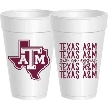 Texas A&M Mirror Cups
