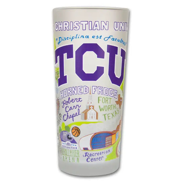 Drinking Glass- TCU