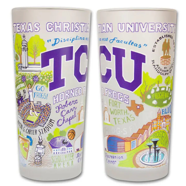 Drinking Glass- TCU