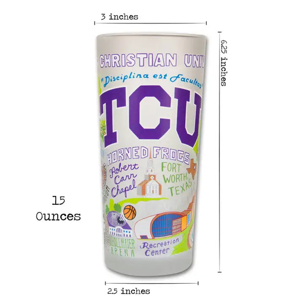 Drinking Glass- TCU