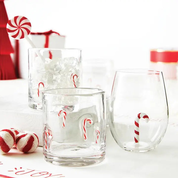 Candy Cane Glassware
