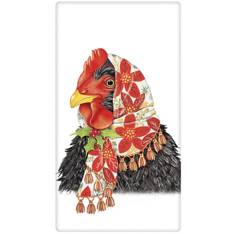 Winter Headscarf Hen Bagged Towel
