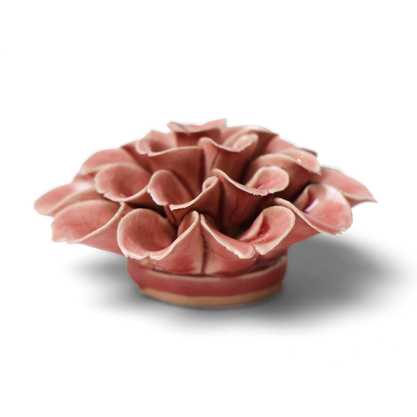 Ceramic Flower- Champagne Pink Hydrangea