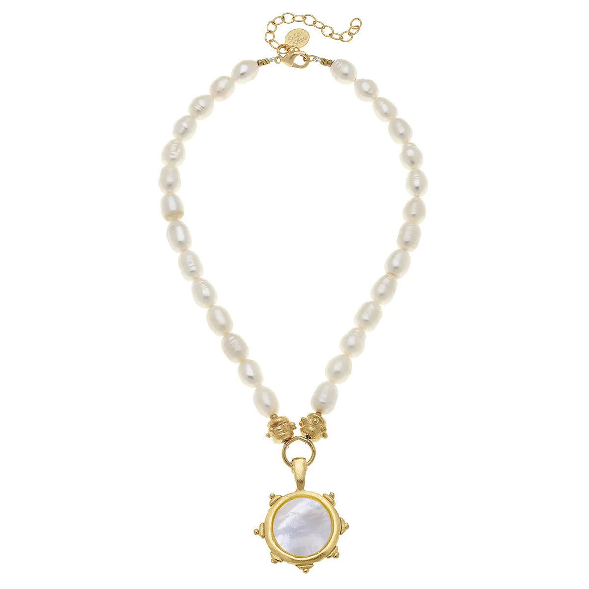 Susan Shaw 3871 Mother of Pearl Florence Pearl Necklace