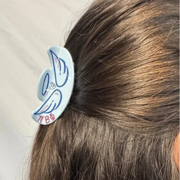 Mascot Hair Clip- Pi Beta Phi