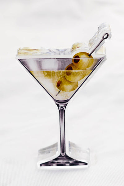 Acrylic Napkin Weight- Martini