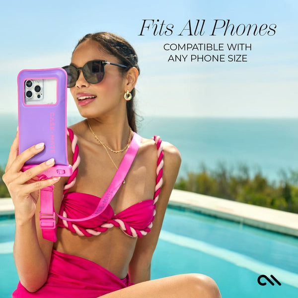 Waterproof Floating Phone Pouch- Purple Paradise
