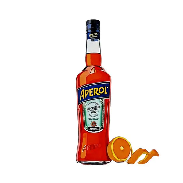 Acrylic Napkin Weight- Orange Cocktail