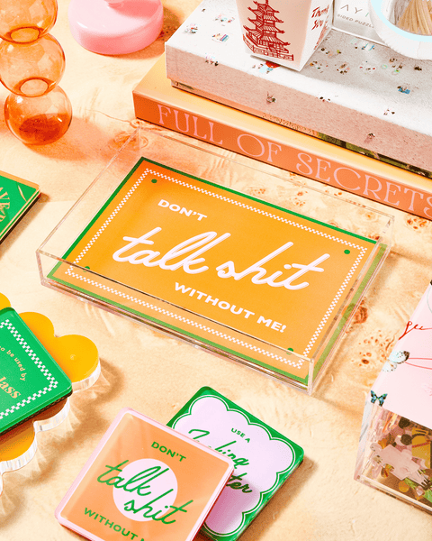 Snarky Orange Small Tray