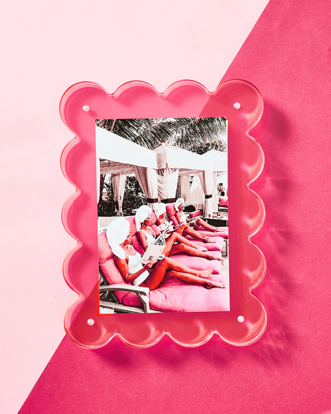Acrylic Picture Frame- Neon Pink