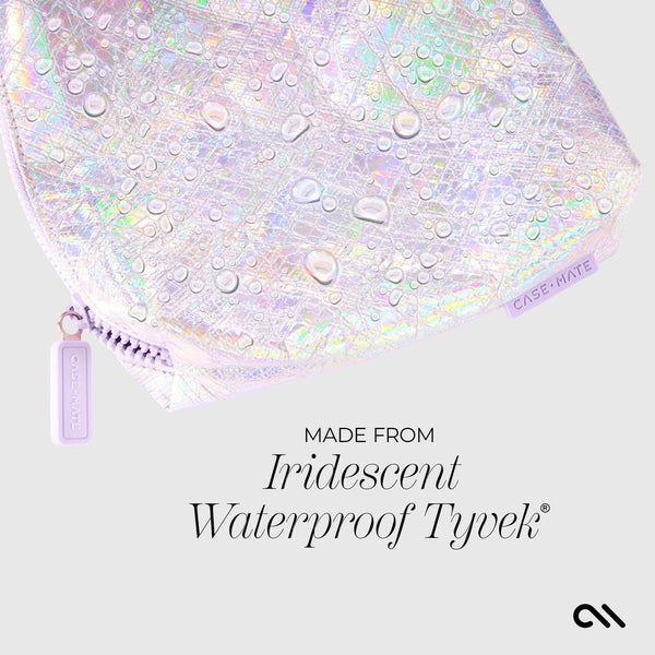 Waterproof Zip Pouch- Soap Bubble