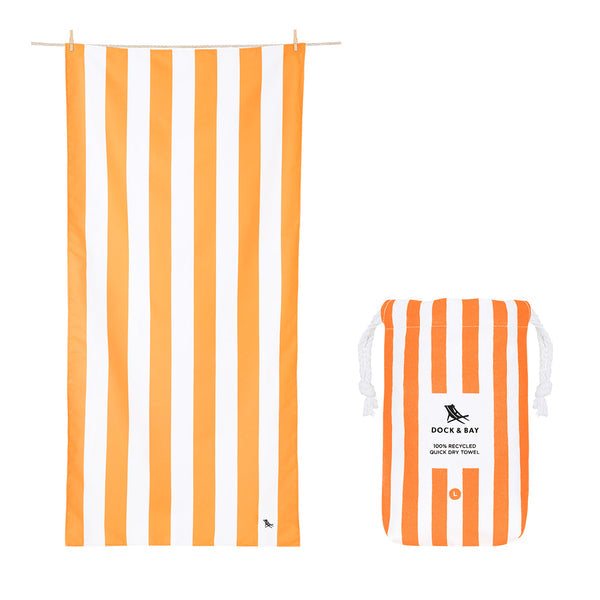 Quick Dry Towel- Orange
