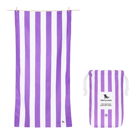 Quick Dry Towel- Brighton Purple