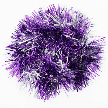 Tinsel Scrunchie- Purple