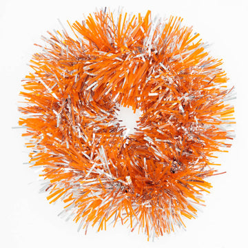 Tinsel Scrunchie- Orange