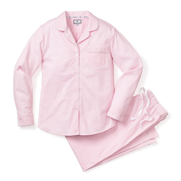 Women's Pink Seersucker Pajama Set