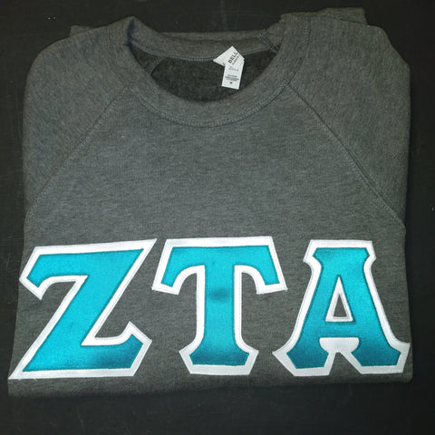 Stitch Sweatshirt - Zeta Tau Alpha