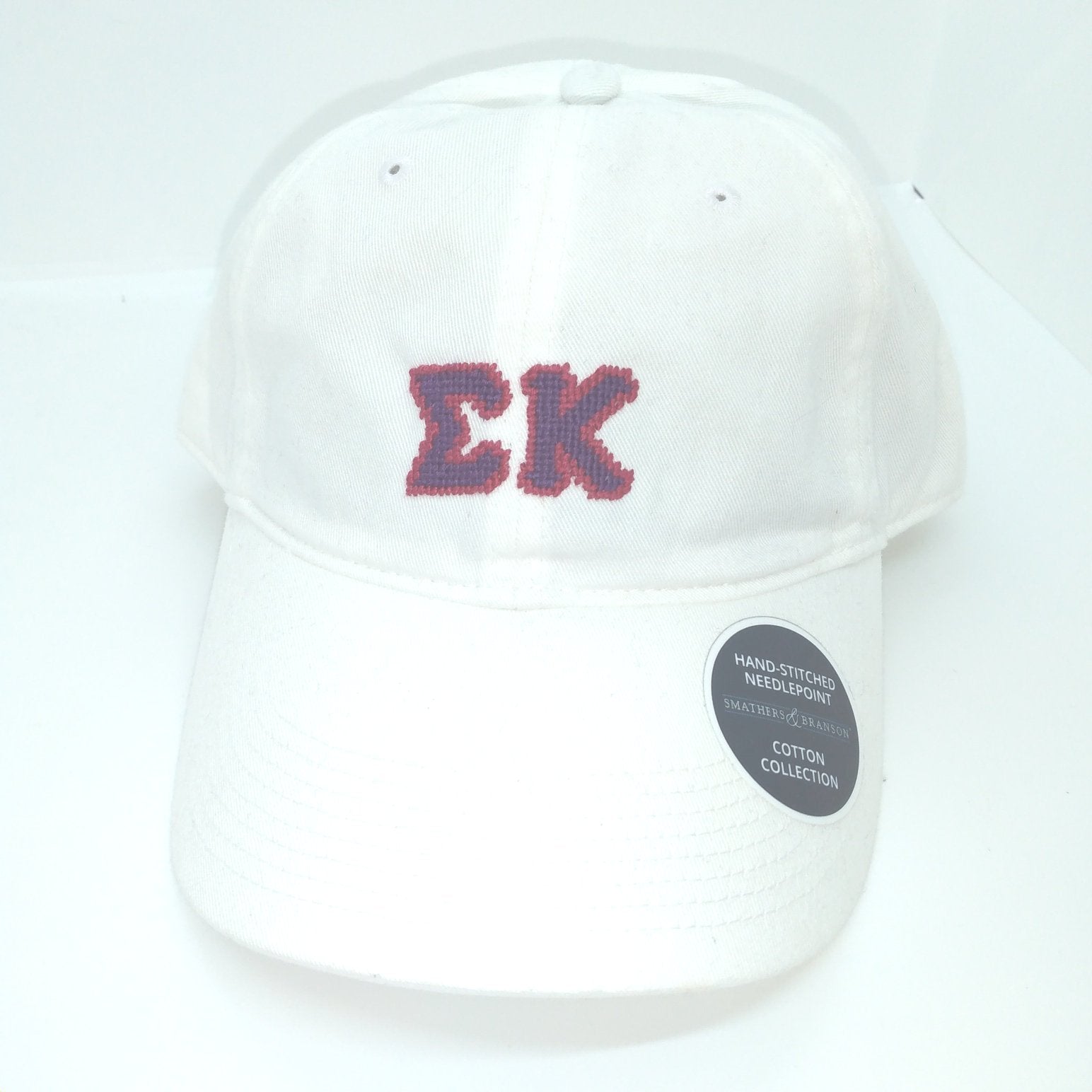 Needlepointed Hat - Sigma Kappa