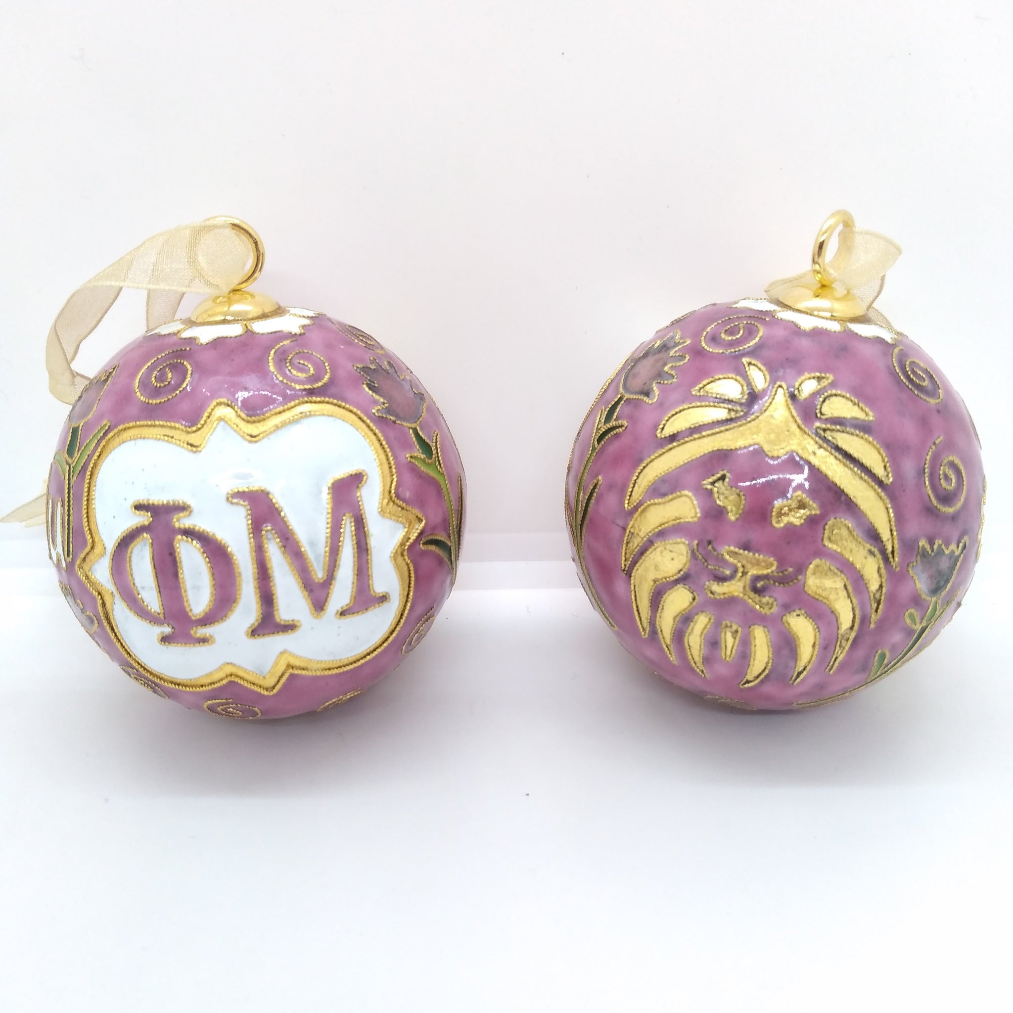 Exclusive Cloissone Ornament- Phi Mu