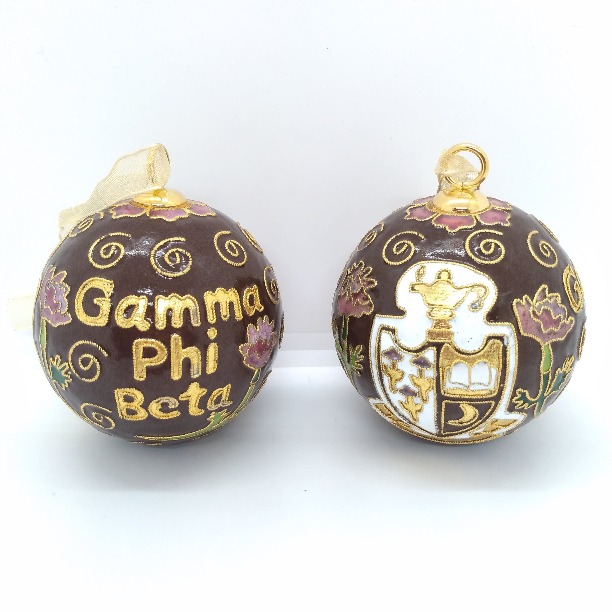 Exclusive Cloissone Ornament- Gamma Phi Beta