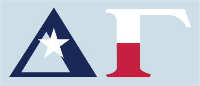 Texas Flag Decal - Delta Gamma