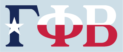 Texas Flag Decal - Gamma Phi Beta