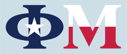 Texas Flag Decal - Phi Mu
