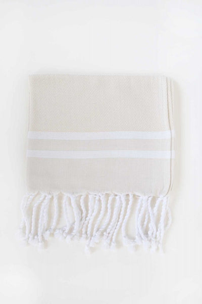 Guest Towel Herringbone 2 Stripe