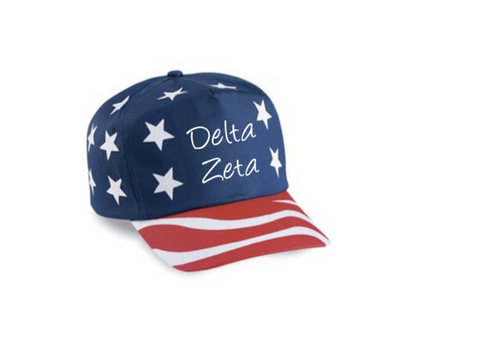 American Flag Hat - Delta Zeta