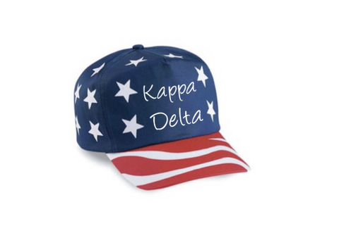 American Flag Hat - Kappa Delta