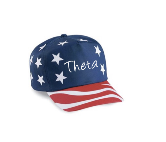 American Flag Hat - Kappa Alpha Theta
