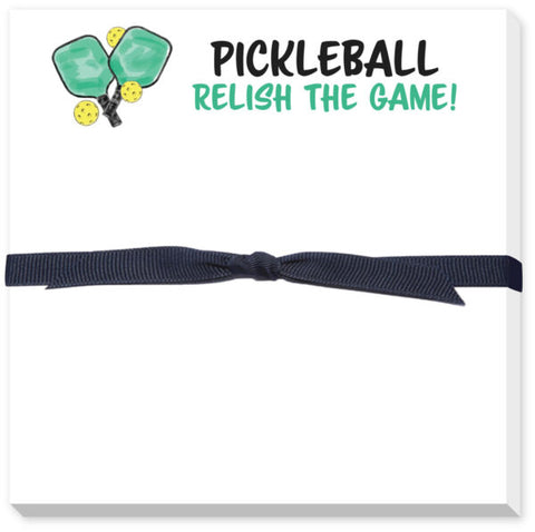 Pickleball Relish The Game Notepad