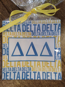 Decoupage Tray - Delta Delta Delta
