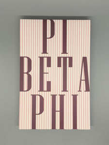 Sorority Notepad - Pi Beta Phi