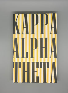 Sorority Notepad - Kappa Alpha Theta