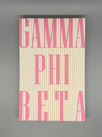 Sorority Notepad - Gamma Phi Beta