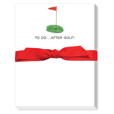 To Do...After Golf Mini Notepad