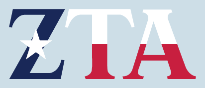 Texas Flag Decal - Zeta Tau Alpha