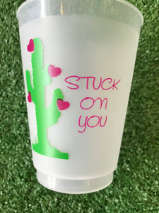 Frost Flex Stuck on You Cups 16 oz cups. 10 count