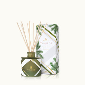Thymes Frosted Plaid Petite Reed Diffuser