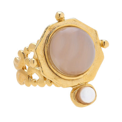 Susan Shaw 9950 Moonstone Becca Ring