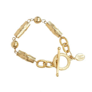 Susan Shaw 2488 Bamboo Toggle Bracelet