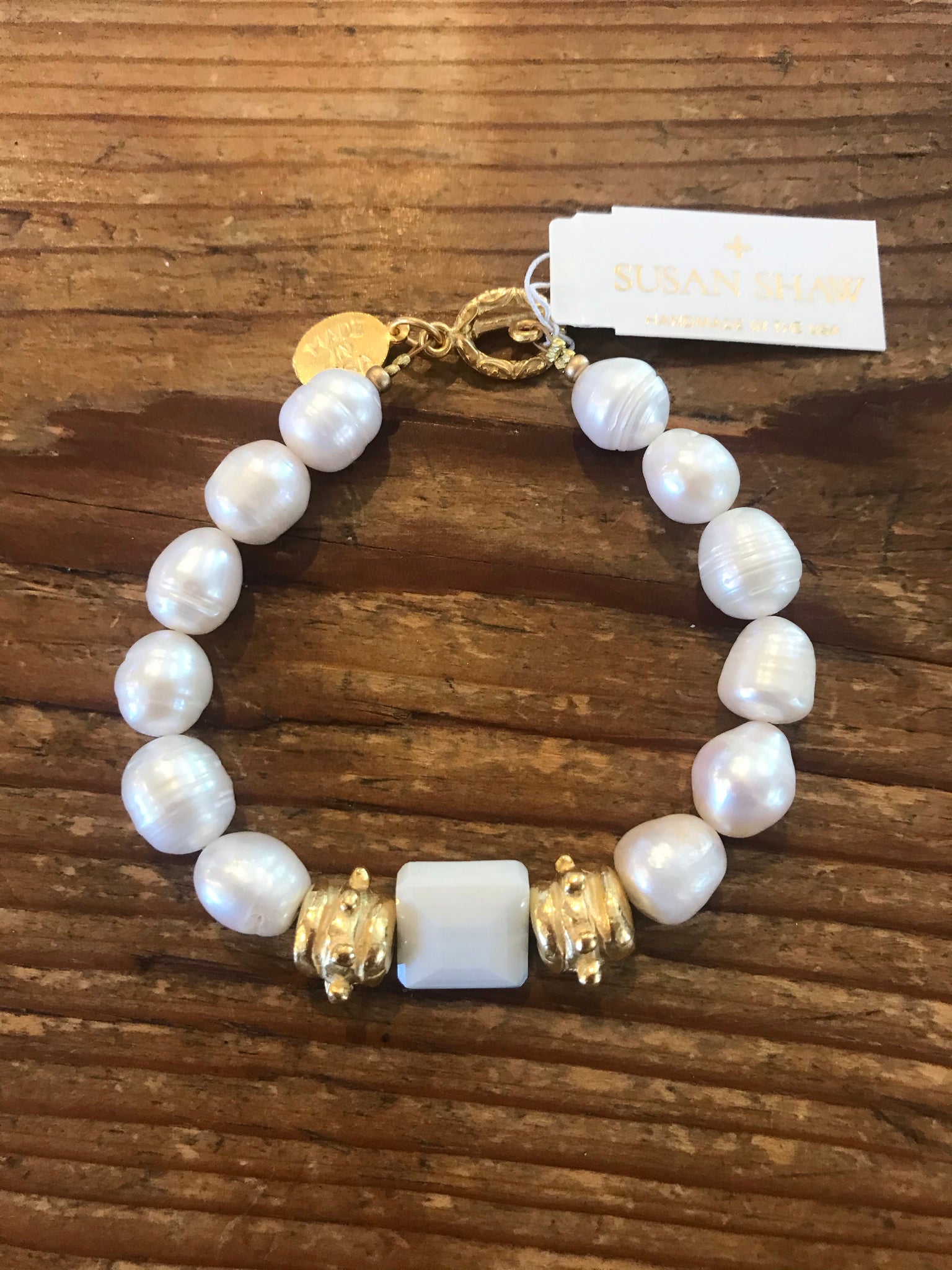 Susan Shaw 2113 London Pearl Bracelet