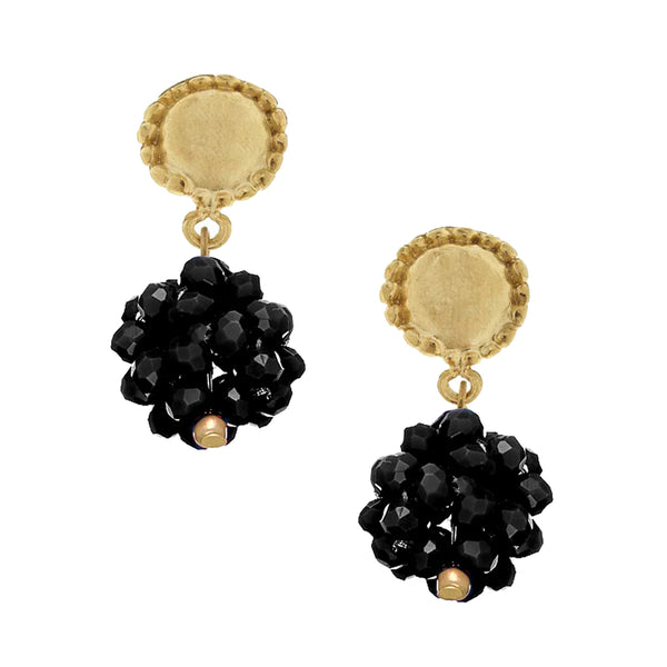 Susan Shaw 1038 Carolina Cluster Drop Earrings