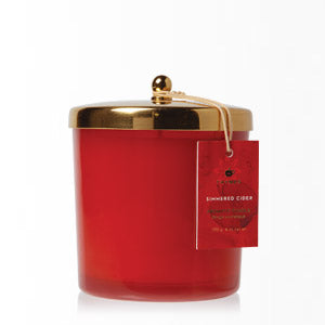 Thymes Simmered Cider Harvest Red Poured Candle