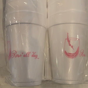 Styrofoam Cups - Rosé All Day