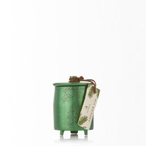 Thymes Frasier Fir Medium Green Metal Tin Candle