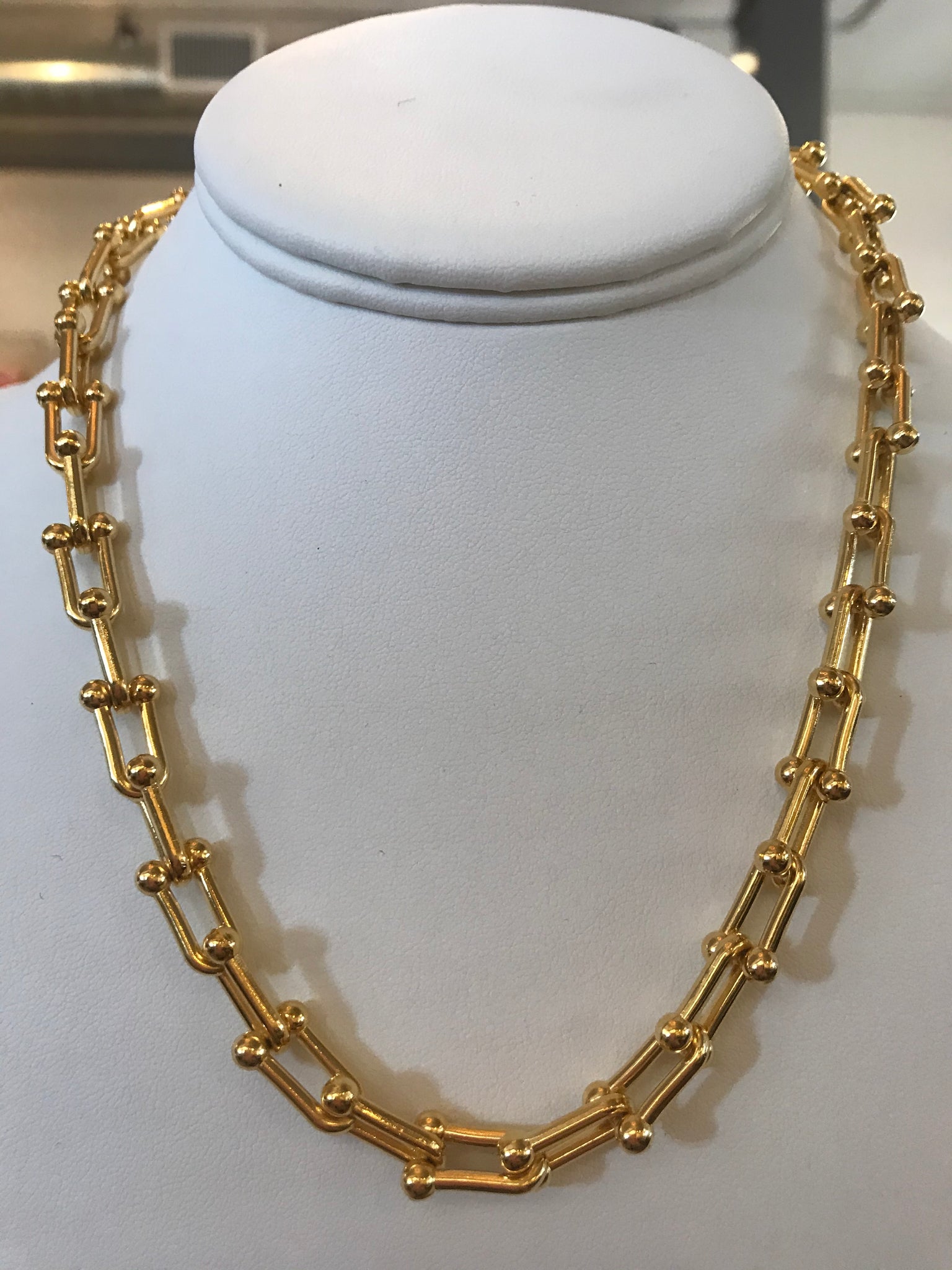 Susan Shaw 3007 Gold Jackie Chain Necklace