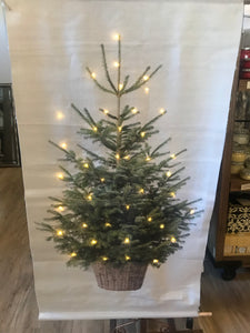 Hanging Canvas Christmas Tree